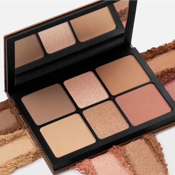 Smashbox Cali Contour Blush, Highlighter, & Bronzer Face Palette in Light/Medium - Picture 7 of 8